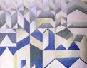 The Blue Roofs		             24" x 36"