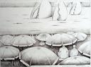 Watching the Sailboats      14" x 18¾"