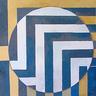 Blue Arrows		                 24" x 24"